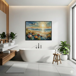 Póster Ethereal Underwater Scene