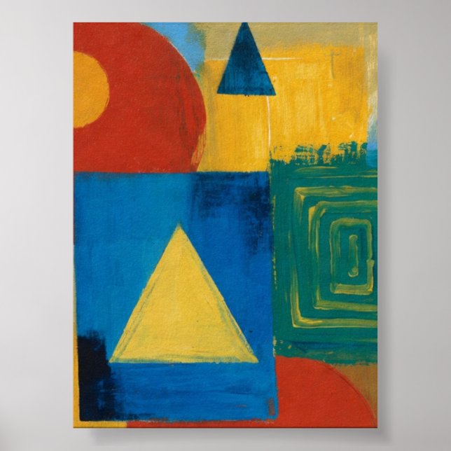 Póster Ethereal Watercolor Fine Art Print - Abstract / Fl (Frente)