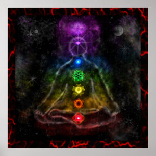 PÓSTER ETHERIC AURA CHAKRA