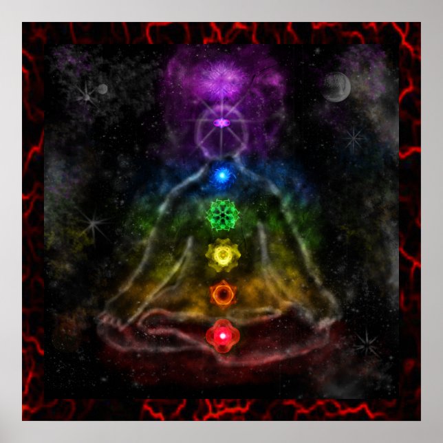 PÓSTER ETHERIC AURA CHAKRA (Frente)