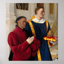 Póster "Etienne Chevalier con San Esteban"