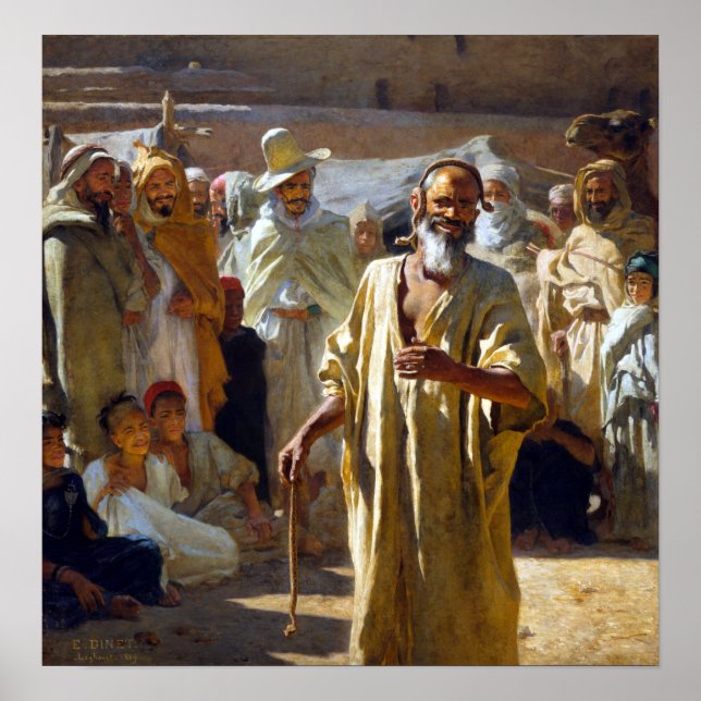 Póster Etienne Dinet The Snake Charmer (Frente)