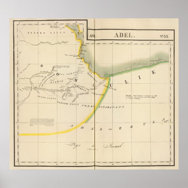 Póster Etiopía, Djibouti 33 (Frente)