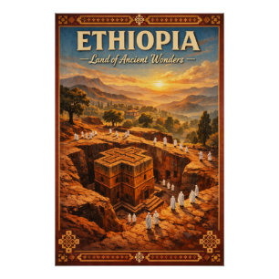 Póster ETIOPÍA – Tierra de Maravillas Antiguas