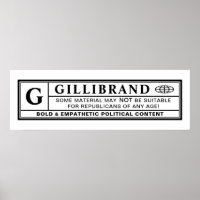 Etiqueta de advertencia de Gillibrand