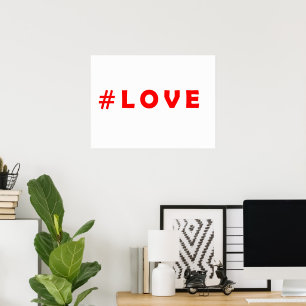 Póster Etiqueta de amor