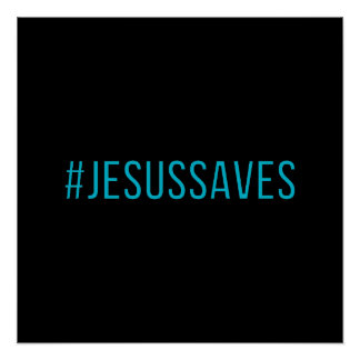 Póster Etiqueta de color personalizado que Jesús guarda