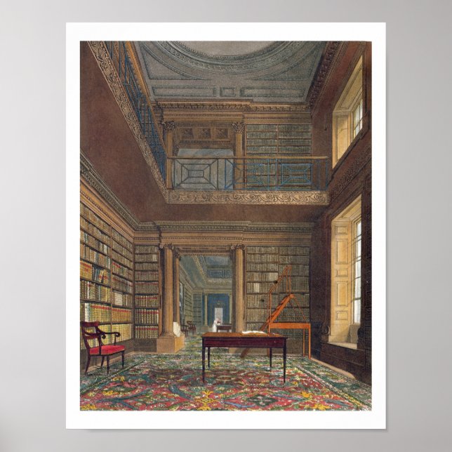 Póster Eton College Library, from 'History of Eton Colleg (Frente)