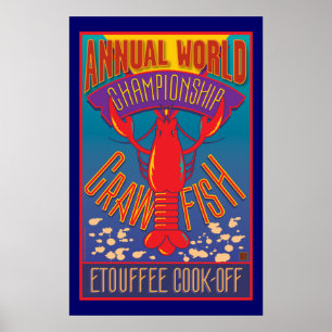 Póster Etouffee Cook-Off-Poster