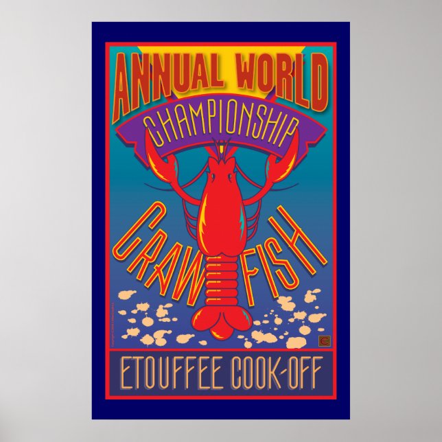 Póster Etouffee Cook-Off-Poster (Frente)