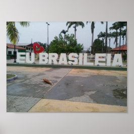 Póster Eu amo Brasileia