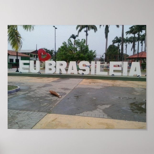 Póster Eu amo Brasileia (Frente)
