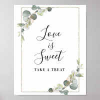 eucalipto acuarela El amor es un signo dulce