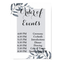 Eucalipto azul turbio Orden de los acontecimientos