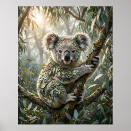 Póster Eucalipto Calma Koala