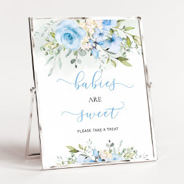 Póster Eucalipto floral de Rubor Los bebés son dulces