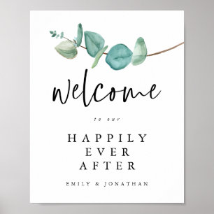 Póster Eucalyptus Bienvenidos a la Historia de la Felicid