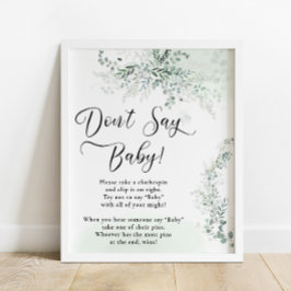 Póster Eucalyptus Botanage Green Taco Bar