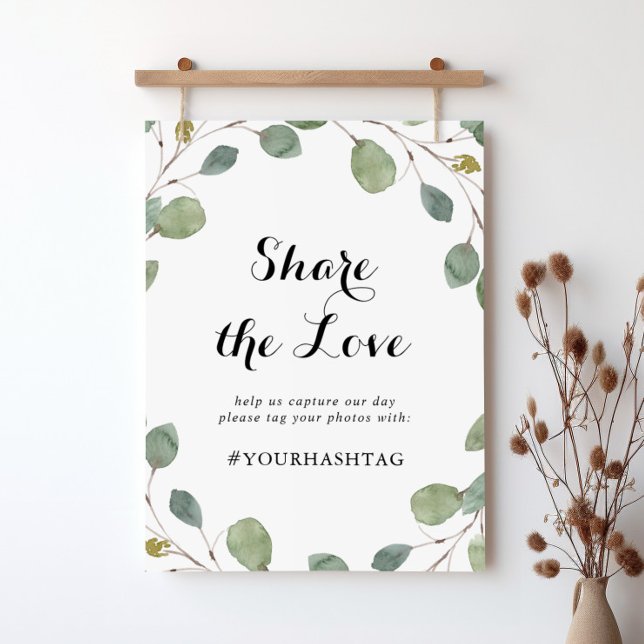 Póster Eucalyptus Calligraphy comparte el Rótulo de la et (Subido por el creador)