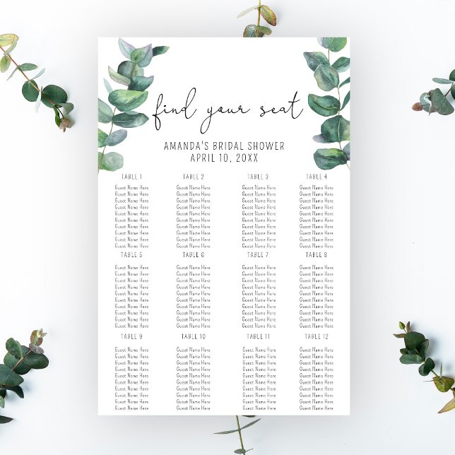 Póster Eucalyptus - Cartel de espuma de la tabla de asien (Subido por el creador)