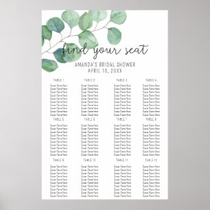 Póster Eucalyptus - Cartel de espuma de la tabla de asien