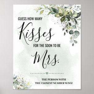 Póster Eucalyptus Cuántos besos para que pronto se firme