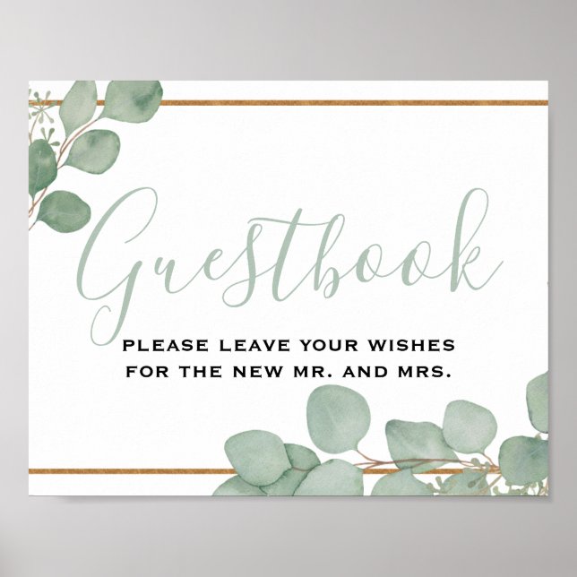 Póster Eucalyptus deja Boda (Frente)