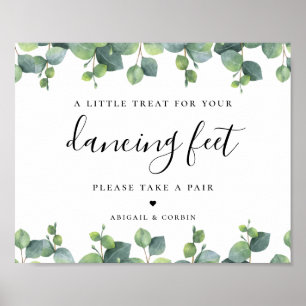 Póster Eucalyptus Deja Poster Boda Flip Flops