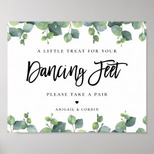 Póster Eucalyptus Deja Poster Boda Flip Flops