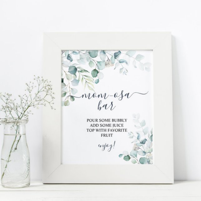 Póster Eucalyptus deja una ducha verde en el Rótulo bar M (Subido por el creador)