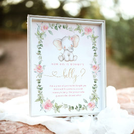 Póster Eucalyptus elefant qué grande es el juego de la pa