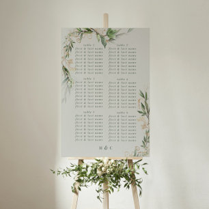 Póster Eucalyptus Elegante Vidrio Verde Británico