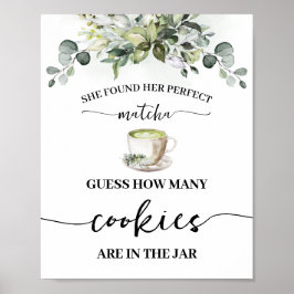 Póster Eucalyptus Matcha How Many Cookies Shower Game