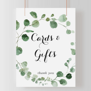 Póster Eucalyptus Modern Calligraphy Cards and Gifts Sign