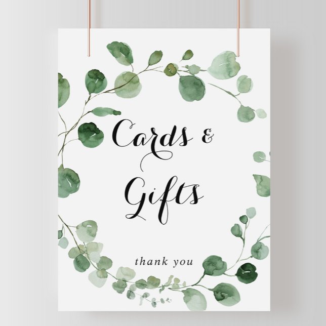 Póster Eucalyptus Modern Calligraphy Cards and Gifts Sign (Subido por el creador)