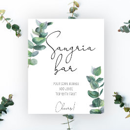Póster Eucalyptus - Sangria bar poster