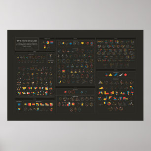 Póster Euclid de Byrne - inglés - oscuro
