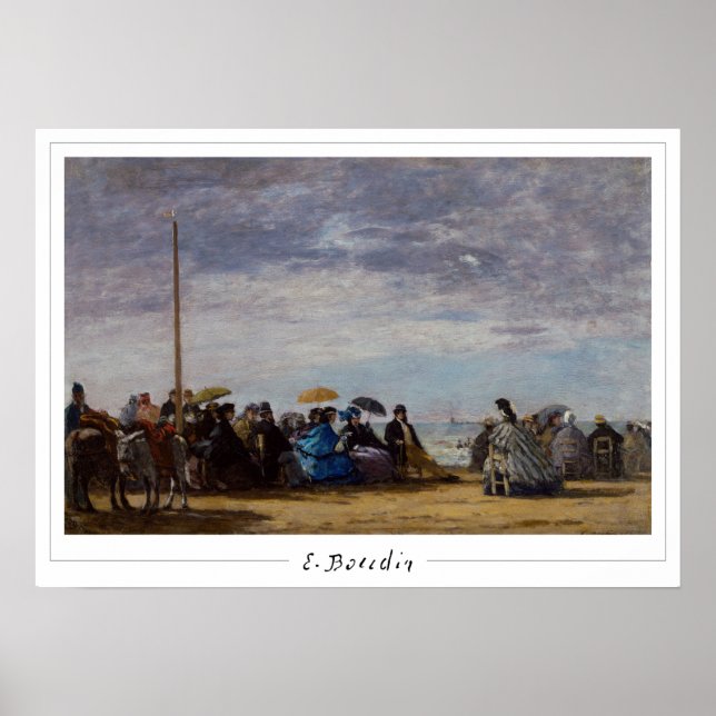 Póster Eugène Boudin Zedign Art Poster #24 (Frente)