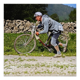 Póster Eugene Christophe Tour de France 1922 Aubisque