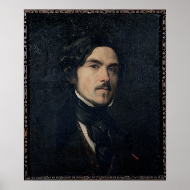 Póster Eugene Delacroix 1840 (Frente)
