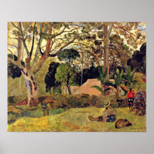 Póster Eugene H Paul Gauguin - el árbol grande