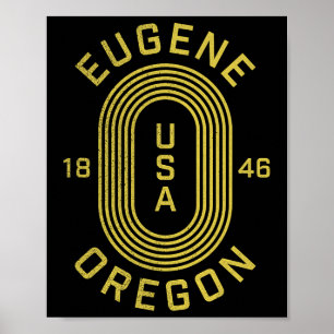 Póster Eugene Oregón EE. UU.