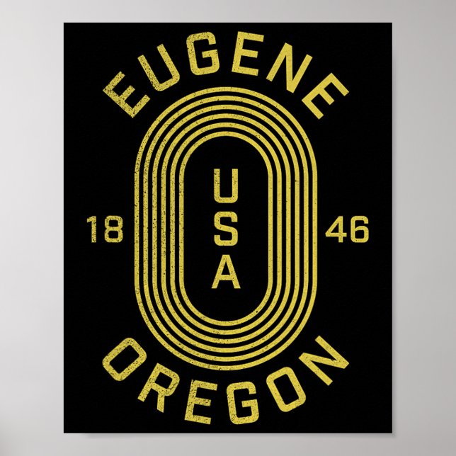 Póster Eugene Oregón EE. UU. (Frente)
