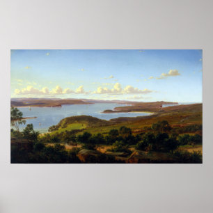 Póster Eugene von Guérard Sydney Heads