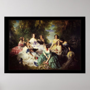 Póster Eugenie 1855, famosa por su poster Vintage Winterh