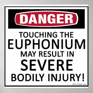 Póster Euphonium del peligro