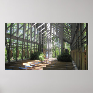 Póster Eureka Springs, AR Glass Church