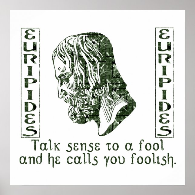 Póster Euripides (Frente)