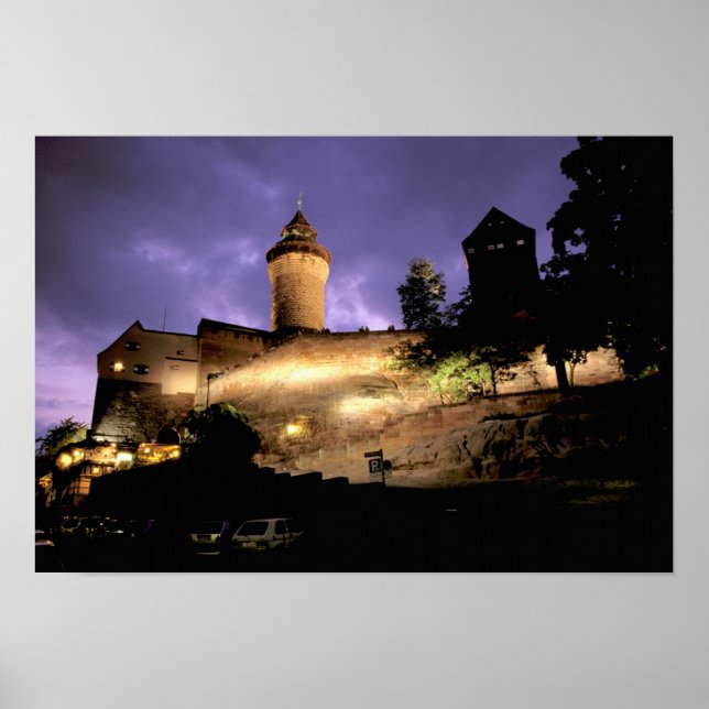 Póster Europa, Alemania, Numeral, Castillo Imperial (Frente)