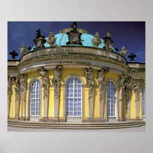 Póster Europa, Alemania, Potsdam. Park Sanssouci, 2